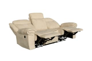 Picture of WINCHESTER Power Reclining Sofa Range - 3 Seat with Drop Down Cup Holders & USB Port, Power Socket & Drawer (3RRC)