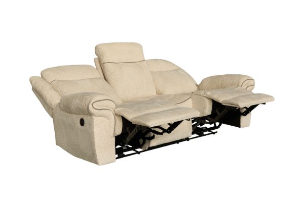 Picture of WINCHESTER Power Reclining Sofa Range - 3 Seat with Drop Down Cup Holders & USB Port, Power Socket & Drawer (3RRC)