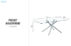 Picture of TOVIN 180 Tempered Glass Dining Table