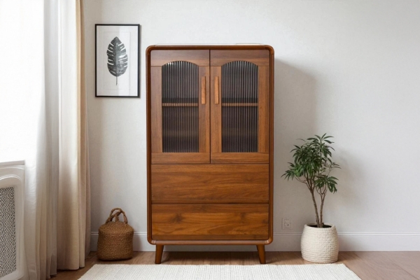 Picture of WALDEN 2-Door 2-Drawer Display Cabinet (70x122cm)