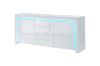 Picture of GRAINY 170 2-Door 3-Drawer High Gloss Buffet with LED Lights