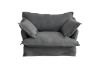Picture of CAVINAS 3.5/2.5/1.5 Seater Fabric Sofa Range with Removable and Washable Covers (Dark Grey)
