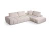 Picture of FABIEN Fabric Sectional Compressed Sofa (Beige) - Chaise Facing Right