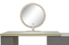 Picture of NOOK 3-Drawer 110-160 Extension Dressing Table with LED Mirror and Makeup Stool Set
