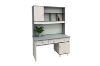 Picture of ZEAL 180×120 2-Door 3-Drawer Study Desk with shelf