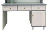 Picture of ZEAL 180×120 2-Door 3-Drawer Study Desk with shelf