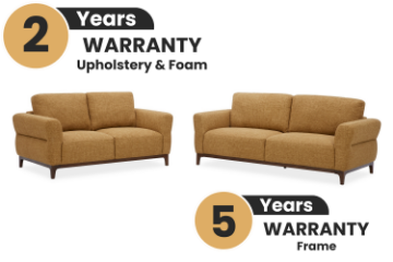 Picture of SPHERE 3/2 Seater Fabric Sofa Range (Brown)