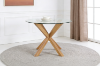 Picture of POLO Glass Round Dining Table - D100