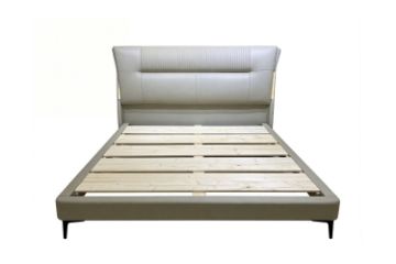 Picture of NORDICA Air Leather Bed Frame with Integrated Touch LED Light in Queen/King Size