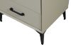 Picture of NORDICA 2-Drawer Bedside Table (Light Grey)