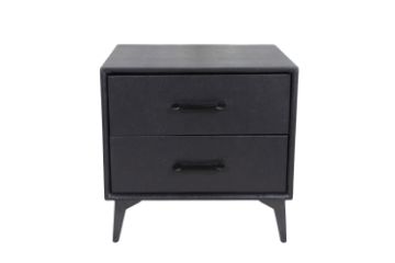 Picture of  NORDICA 2-Drawer Bedside Table (Dark)