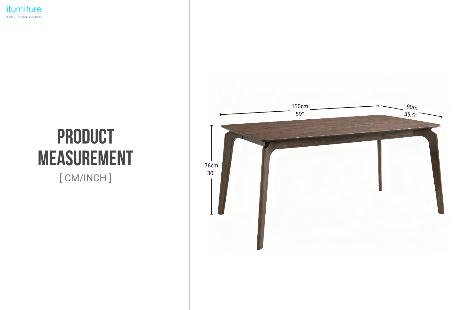 VERONA 150 Dining Table