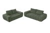Picture of FABIEN 3/2 Seater Fabric Compressed Sofa Range (Green) - 3 Seater