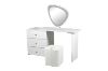 Picture of AURELIA 3-Drawer Extension Dressing Table with LED Mirror and Makeup Stool Set