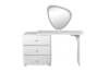 Picture of AURELIA 3-Drawer 110-160 Extension Dressing Table with LED Mirror and Makeup Stool Set