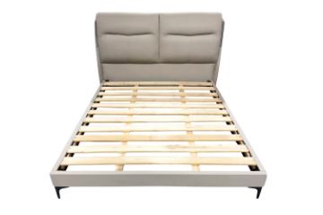 Picture of TERRA Air Leather Bed Frame with Integrated Touch LED Light in Queen Size