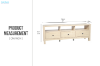Picture of YORU 150 3-Drawer TV Unit
