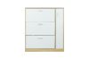 Picture of YORU 100 1-Door 3-Drawer Shoe Cabinet (Oak & White)