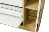 Picture of YORU 100 1-Door 3-Drawer Shoe Cabinet (Oak & White)