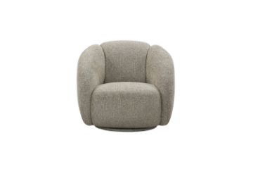 Picture of EMERY 360° Swivel Armchair with Ottoman