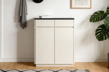 Picture of VALOR 80 2-Door 2-Drawer Engineered Stone Top Shoe Cabinet