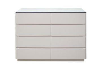 Picture of LINAS 8-Drawer Engineered Stone Top Tallboy