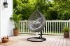 Picture of DAKOTA Rattan Outdoor Hanging Egg Chair (Grey)