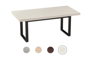 Picture of SYNERGYPLUS Modular Dining System - 160/180/200 Table Top in 4 Colors with Square Metal Legs