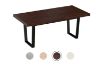 Picture of SYNERGYPLUS Dining Table with Trapezoid Metal Legs (Walnut) - 160x90