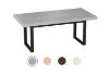 Picture of SYNERGYPLUS Dining Table with Square Metal Legs (Cement Grey) - 180x90