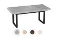 Picture of SYNERGYPLUS Dining Table with Square Metal Legs (Cement Grey) - 180x90