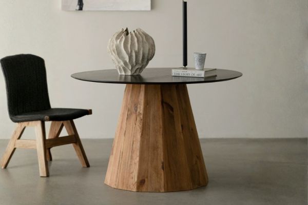Picture of BETA D120 Reclaimed Pine Wood Dining Table