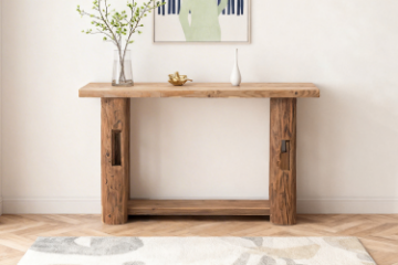 Picture of HOMER 100% Reclaimed Pine Wood Console Table (140x76cm)