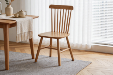 Picture of WINDSOR Rubber Wood Dining Chair (Natural Colour)