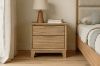 Picture of BRYDEN 2-Drawer Solid Wood Bedside Table