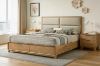 Picture of BRYDEN Solid Wood Bed Frame with Storage Drawers - King Size