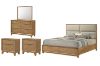 Picture of BRYDEN 4PC/5PC/6PC Solid Wood Bedroom Combo Set in Queen/King Size 