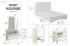 Picture of MIRORA 4PC/5PC/6PC Mirrored Bedroom Combo Set in Queen/King Size