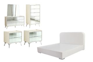 Picture of MIRORA Mirrored Bedroom Combo Set - 6PC Queen