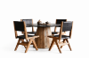 Picture of BETA D120 5PC Reclaimed Pine Wood Dining Set