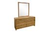 Picture of BRITTON 6-Drawer Australian Marri Hardwood Dresser with Mirror