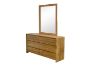 Picture of BRITTON 6-Drawer Australian Marri Hardwood Dresser with Mirror