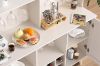 Picture of NORLEN 2-Door Bar Cabinet/Buffet with LED Lighting