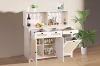 Picture of NORLEN 3-Door Storage Cabinet/Buffet with LED Lighting