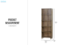 Picture of RIVERTON 5-Tier Bookcase/Display Shelves (60x180cm)