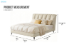 Picture of ALANYA Queen Size Bed Frame (Champagne)