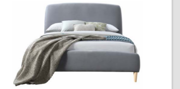 Picture of PRUE QUEEN BED (GREY)