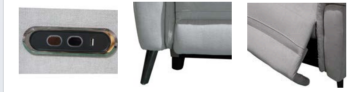 Picture of HARLEM Electric 1 Seater Recliner Sofa/Armchair