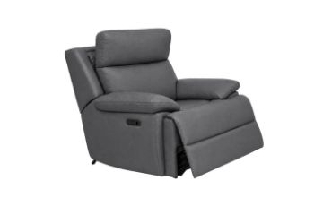 Picture of HAILEBURY V2 1 Seater Reclining Sofa/Armchair (Mocha)
