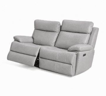 Picture of HAILEBURY V2 2 Seater Reclining Sofa (Light Grey)